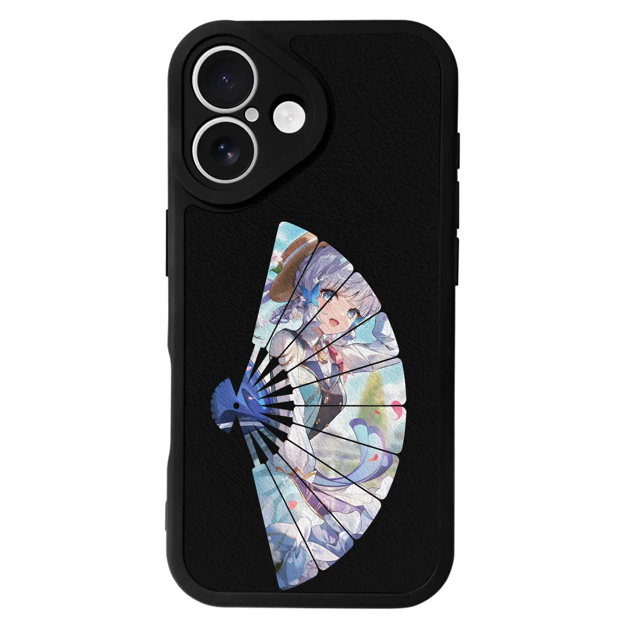 原 神 グッズ 神里綾華 - IPhone 16シリーズ対応 ・ シリコンスマホケース ・ レザー調 ・ 高精度フィット ・ 耐衝撃 ・ ワイヤレス充電対応 ・ 精密カット